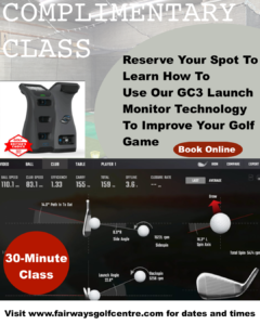 GC3 Launch Monitor - Indoor Winter Golf